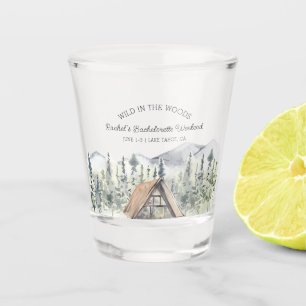 Camping thema Bachelorette Shot Glas