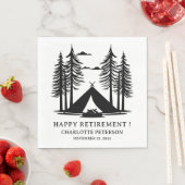 Camping Thema Retirement Party Servetten (Insitu)