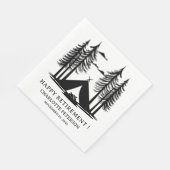 Camping Thema Retirement Party Servetten (Hoek)