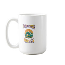 Camping thema theepot