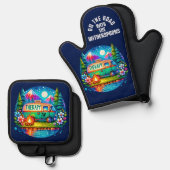 Camping Therapy Ovenwant & Pannenlap Set (Voorkant / Achterkant)