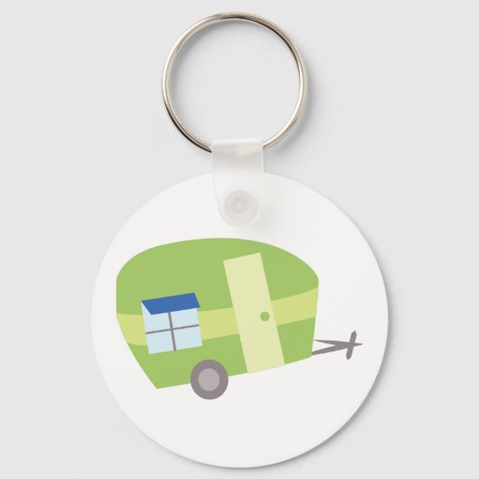 Camping Trailer Sleutelhanger (Voorkant)