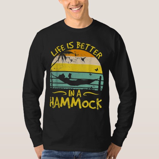 Camping Tree Hangmat Backpacking Hammocking 2 T-shirt (Voorkant)