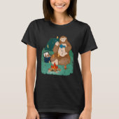 camping ukulele hiking lazy t-shirt (Voorkant)