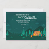Camping Under the Stars Invitation (Devant)