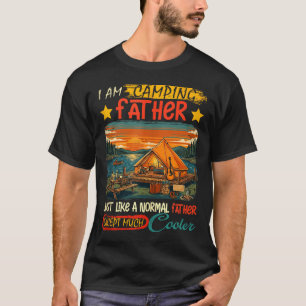 Camping vader definitie veel koeler vaderdag t-shirt