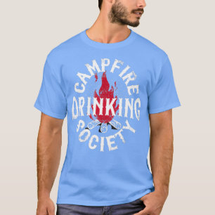 Camping van de Campfire Drink Society T-shirt