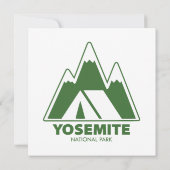 Camping van het nationaal park Yosemite (Achterkant)