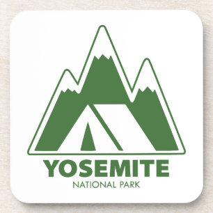 Camping van het nationaal park Yosemite Bier Onderzetter