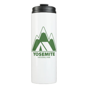 Camping van het nationaal park Yosemite Thermosbeker
