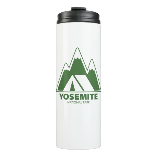 Camping van het nationaal park Yosemite Thermosbeker (Voorkant)