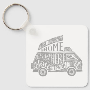 Camping Van Life Fun Inspirerend Quote Sleutelhanger