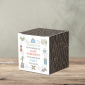 Camping Verjaardagsfeestje Dank u Bedankdoosjes