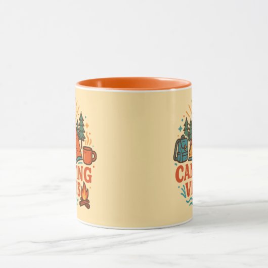 Camping Vibes Combo Mug (Centre)