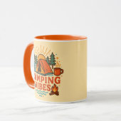 Camping Vibes Combo Mug Mok (Voorkant links)