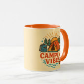 Camping Vibes Combo Mug Mok (Voorkant rechts)