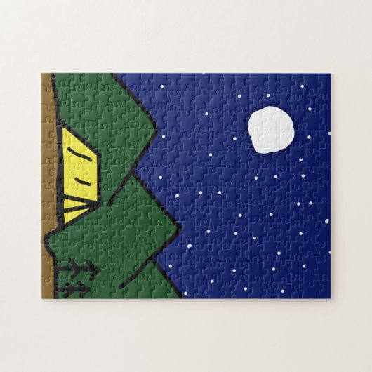 Camping vibes puzzel legpuzzel (Horizontaal)