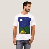 Camping vibes t-shirt (Voorkant volledig)