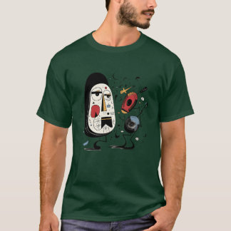 Camping vind het ritme van de wilde familie t-shirt
