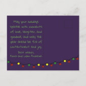 Camping vintage avec Pines Carte postale Holiday (Dos)