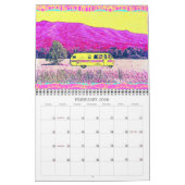 Camping vintage Happy Camping Calendrier 2022 (Feb 2026)