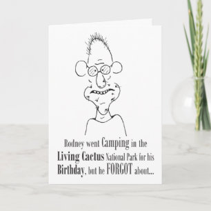 Camping voor zijn verjaardag - Kaart