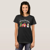 Camping Vrolijk Kerstfeest Grappige Camper Xmas Bo T-shirt (Voorkant volledig)