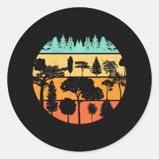 Camping Wildlife Camper Natuur Lovers Bos Ronde Sticker