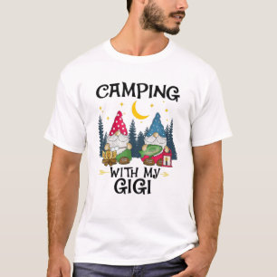 Camping with My Gigi Funny Gigi Camp Women Mannen T-shirt