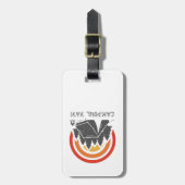 Camping, Yay. Bagagelabel (Voorkant verticaal)