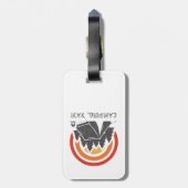 Camping, Yay. Bagagelabel (Achterkant verticaal)