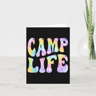 Camping Zomer voor Meisjes Zomerkamp Stropdas-die Kaart