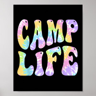 Camping Zomer voor Meisjes Zomerkamp Stropdas-die Poster