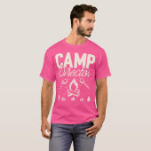 Campingdirecteur Shirt Funny Camping Wandelberg (Voorkant volledig)