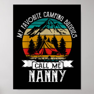 Campingmaatjes noemen me campingoppas camper poster