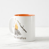 Campire avec des Marshmallows Toasting Custom Mug (Devant gauche)