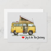 Campmobile Camper Van Briefkaart (Voorkant / Achterkant)