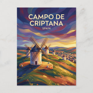 Campo de Criptana-molens Spanje Briefkaart