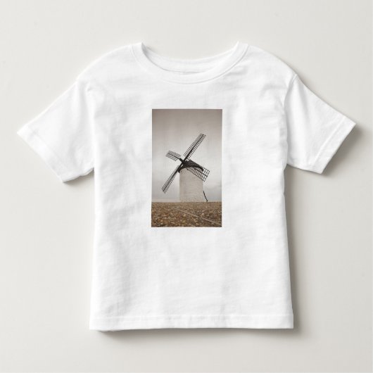 Campo de Criptana, windmolens van de antiek La Man Kinder Shirts (Voorkant)