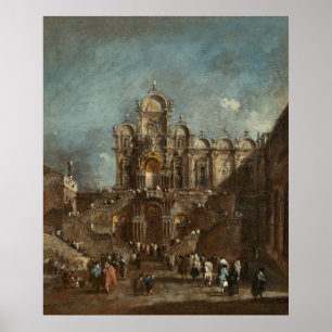 Campo San Zanipolo Venetië - Guardi Fijne Kunst Po Poster