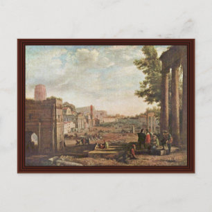 Campo Vaccino door Lorrain Claude Briefkaart