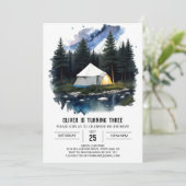 Campout Adventure Invitation Anniversaire (Debout devant)