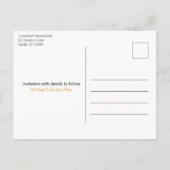 Campout Family Reunion Enregistrer La Date Modèle (Dos)