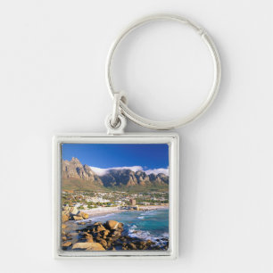 Camps Bay-strand en de Twelve Apostles Range Sleutelhanger