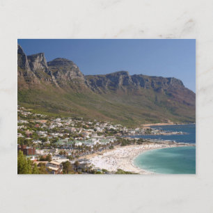 Camps Bay-strand en Twelve Apostles Briefkaart