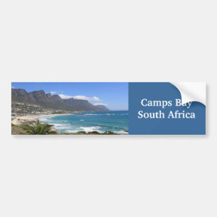 Camps Bay-strand, Zuid-Afrika Bumpersticker