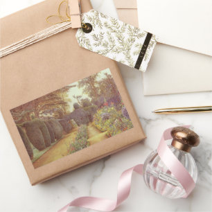 Campsea Ashe, Suffolk door Ernest Arthur Rowe Rechthoekige Sticker