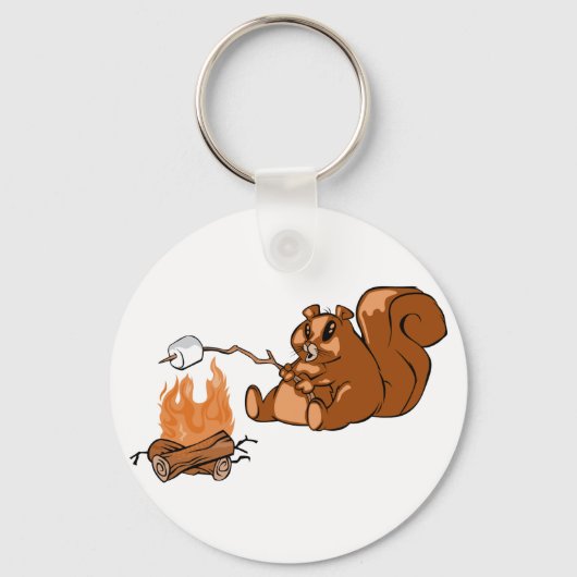 Campsite Beaver Sleutelhanger (Voorkant)