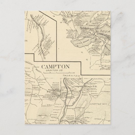 Campton, Holderness Briefkaart (Voorkant)