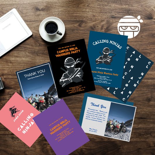 Campus Ninja | Carte d'invitation de Fraternité